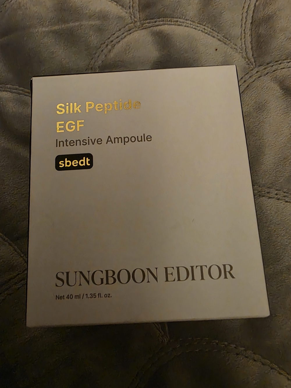 SUNGBOON EDITOR Intensive Deep Collagen Silk Peptide EGF/ SEALED